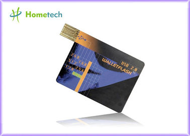 Dispositif de stockage véritable d'USB de carte de crédit du plastique 8gb, commande de stylo de pouce de bâton de mémoire