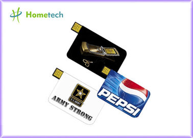 Capacité élevée adaptée aux besoins du client 64GB de dispositif de stockage d'USB de carte de crédit de LOGO