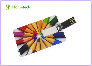 Dispositif de stockage d'USB de carte de crédit de nouveauté, bâton de mémoire d'entraînement de stylo