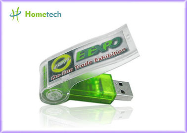 bâtons en plastique d'USB de la torsion 2GB/4GB, coutume d'entraînement de stylo de pivot imprimés
