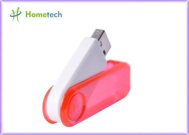 Bâtons en plastique transparents d'USB de torsion, commande micro d'instantané de 2GB USB