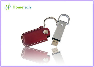 Disque dur à mémoire flash d'USB/commande en cuir classiques de stylo de bâton mémoire de Pendrive