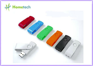 Les mini bâtons en plastique d'USB de torsion/éclair adapté aux besoins du client conduit avec 64GB