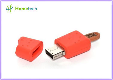 Commande rouge d'instantané d'USB de bande dessinée de crème glacée/commande instantanée faite sur commande