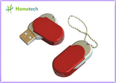 Metal les mini bâtons rouges d'USB de torsion gravés adaptés aux besoins du client avec la grande vitesse