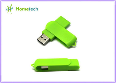 Costume vert en plastique de bâtons d'USB de torsion pour le Windows 2000, gravé