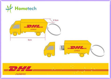 Le camion de DHL de bande dessinée a adapté la commande aux besoins du client d'instantané d'USB avec de la mémoire à grande vitesse d'USB 4GB/8GB
