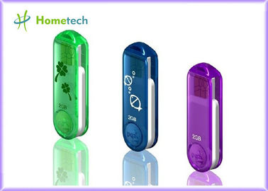 Bâtons en plastique transparents d'USB de torsion à grande vitesse AVEC personnalisé