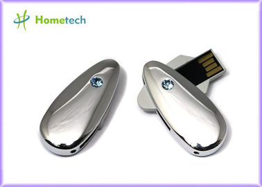 Le métal/bâtons en cristal d'USB de torsion, les cadeaux gravés USB de 4G 8G colle