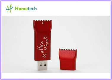 L'ABS en plastique rouge du lecteur 512MB 1GB d'instantané d'USB pour le cadeau, usb frais colle