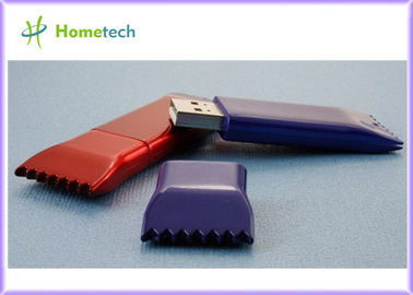 Keychain en plastique d'entraînement d'instantané d'entraînement d'instantané d'USB de rectangle bleu/usb