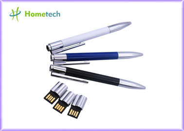 Le stylo d'instantané d'USB de stylo à bille en métal conduit 2,0 bâtons Pendrives de mémoire instantanée de 4GB 8GB 16GB 32GB
