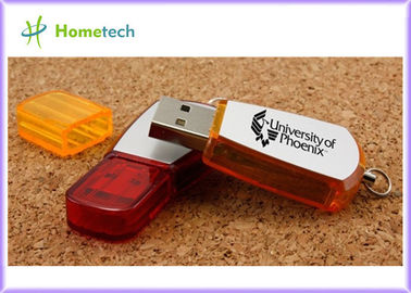 La commande personnalisée par plastique rouge d'instantané d'usb, bureau a adapté des clés aux besoins du client d'usb