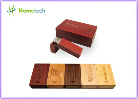 Usb adapté aux besoins du client 2,0 de LOGO Wooden Usb Flash Drive 90MB/S 8gb 16gb