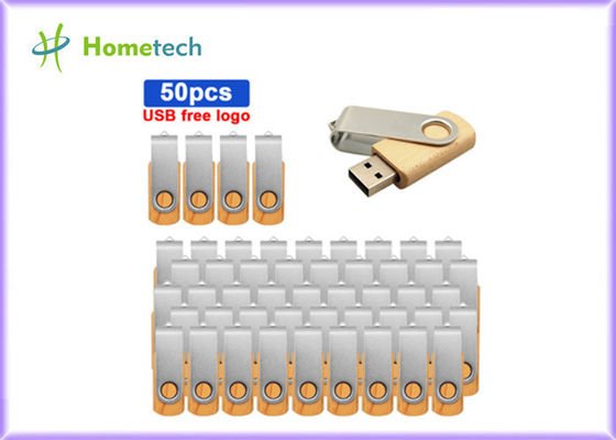 Torsion se pliante USB en bois Pen Drive 2,0 3,0 pivot de 1 gigaoctet 4 gigaoctet 8GB 16GB 32GB