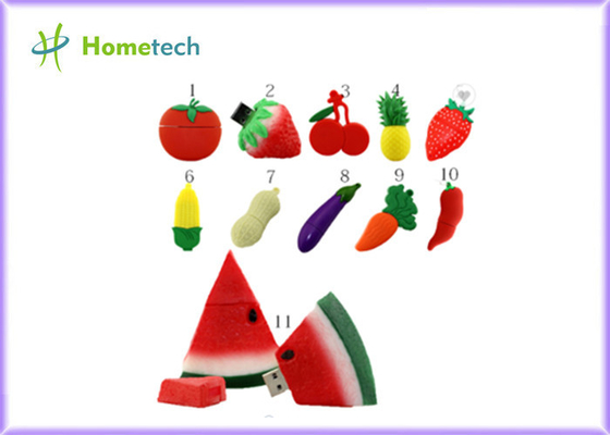 16GB porte des fruits cadeau formé par fraise de banane de carotte d'ananas de bâton d'USB 2,0