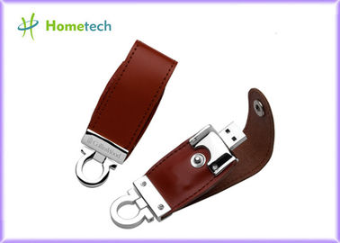 Brown/éclair en cuir d'Usb adapté aux besoins du client par noir conduit 1GB, 2GB, 8GB