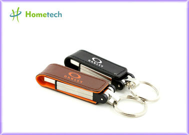 Grande vitesse en cuir noire/rouge/de jaune USB du disque dur à mémoire flash 1GB 2GB