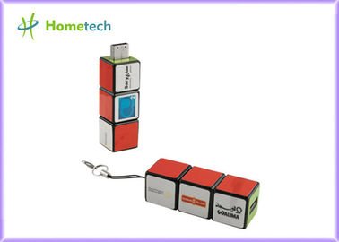 1GB, stylo magique d'USB de cube en Rubik USB d'entraînement en plastique d'instantané de 2GB conduit